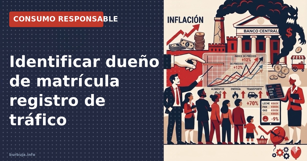 Información sobre cómo consultar el dueño de una matrícula y el alcance del registro de tráfico DGT