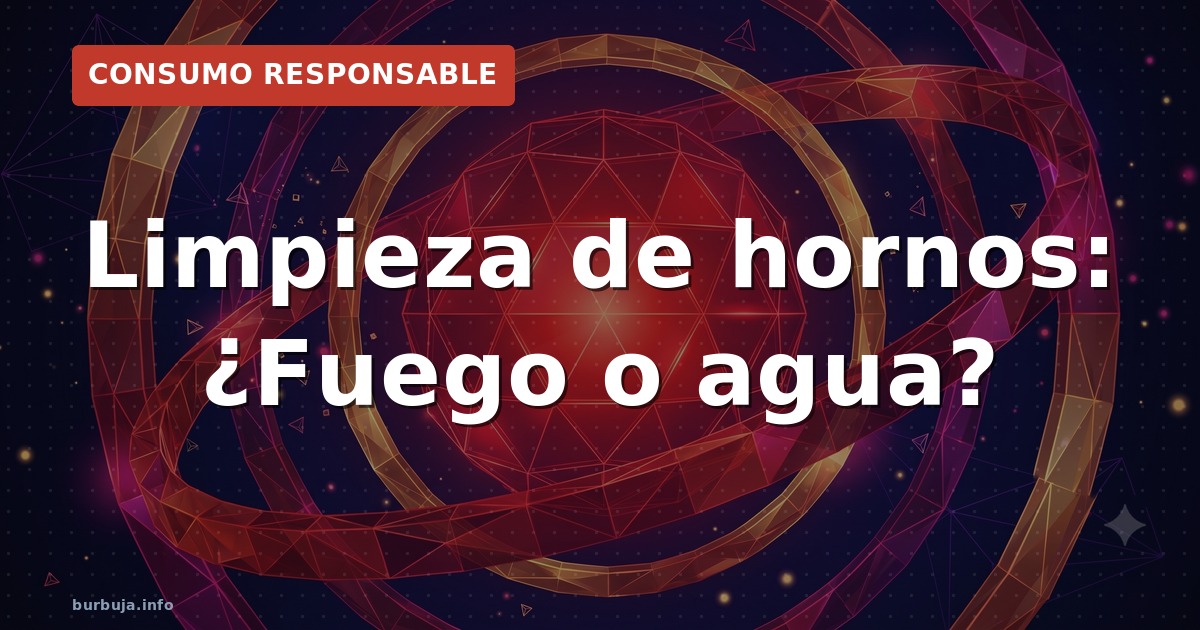 Limpieza de hornos: ¿Fuego o agua?