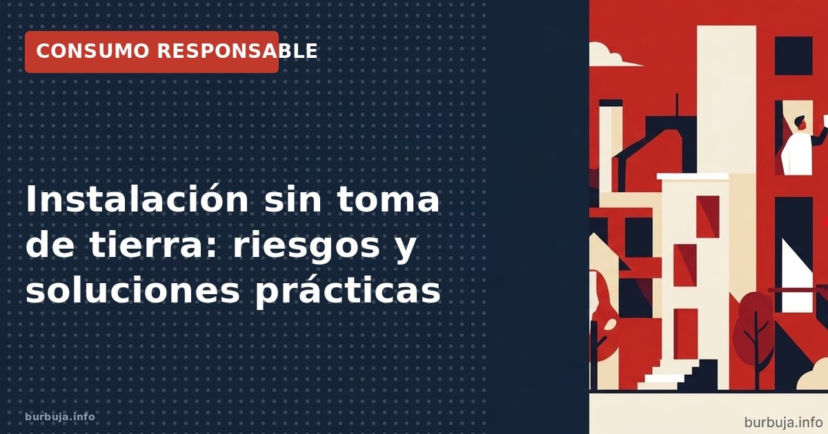 Descubre los riesgos de una instalación sin tierra y las soluciones técnicas y económicas para regularizarla según la normati