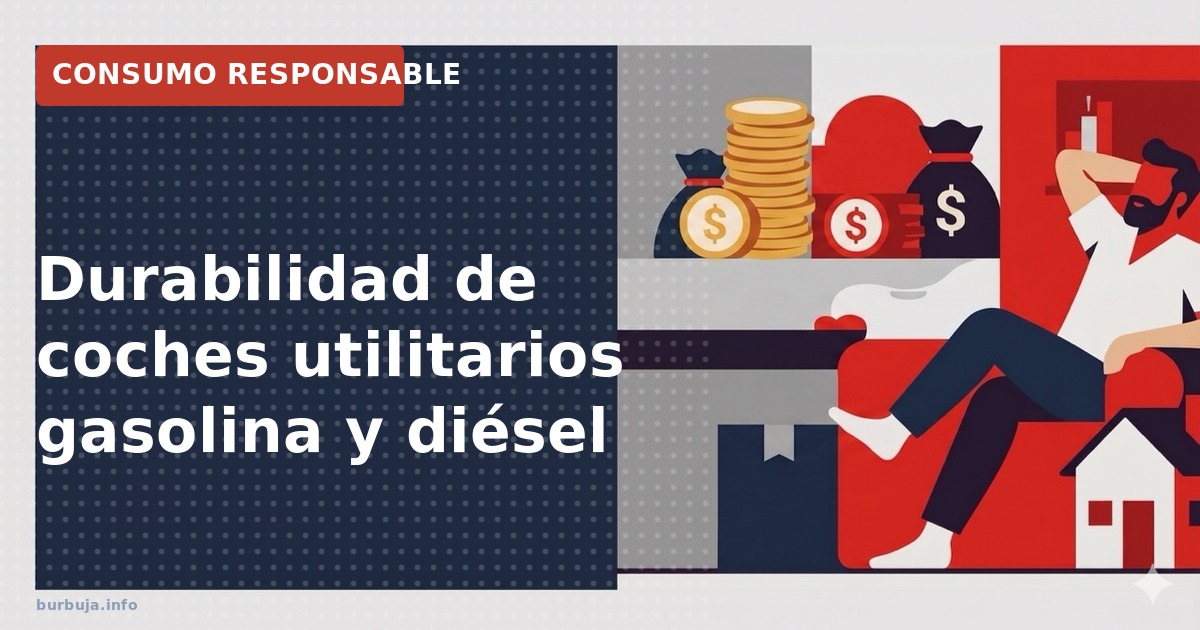 Durabilidad de coches utilitarios gasolina y diésel. Analizamos casos reales de kilómetros recorridos y el verdadero coste de