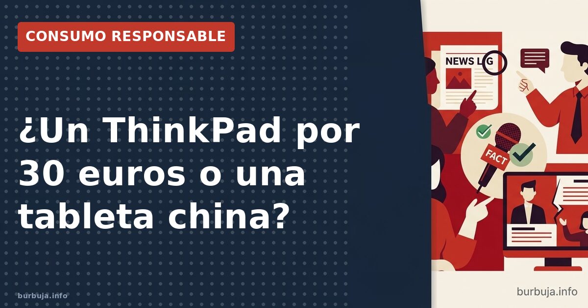 ¿Un ThinkPad por 30 euros o una tableta china?