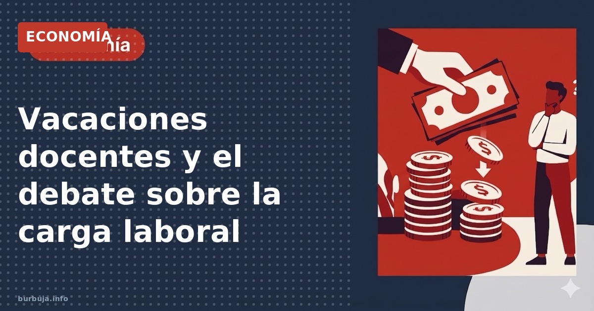 Análisis de la carga laboral docente: ¿Merecido descanso o agotamiento sistémico en la educación?
