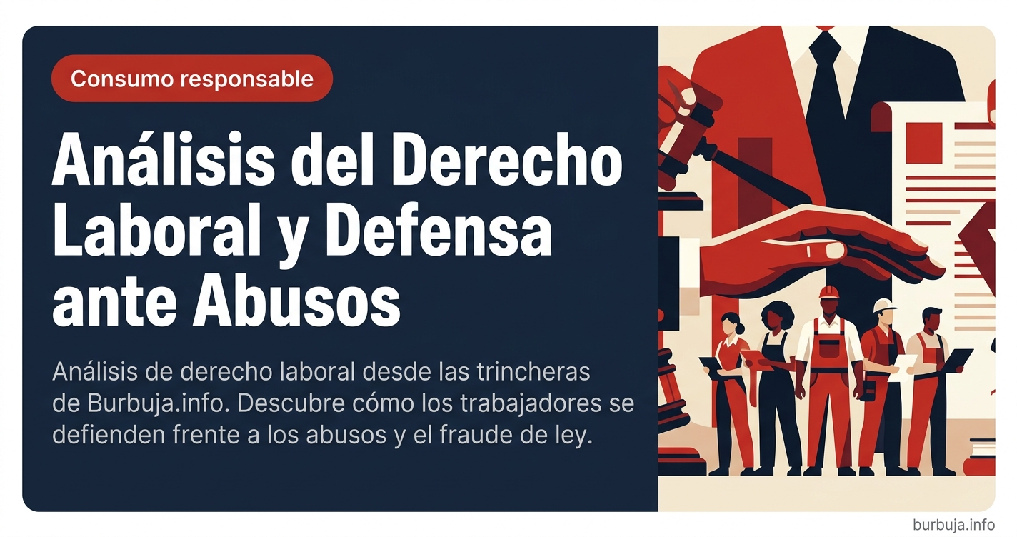 Análisis de derecho laboral desde las trincheras de Burbuja.info. Descubre cómo los trabajadores se defienden frente a los ab