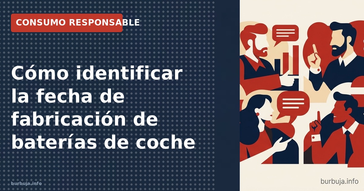 Descubre cómo interpretar los códigos de fabricación en baterías de coche y qué pruebas técnicas indican su verdadero estado.