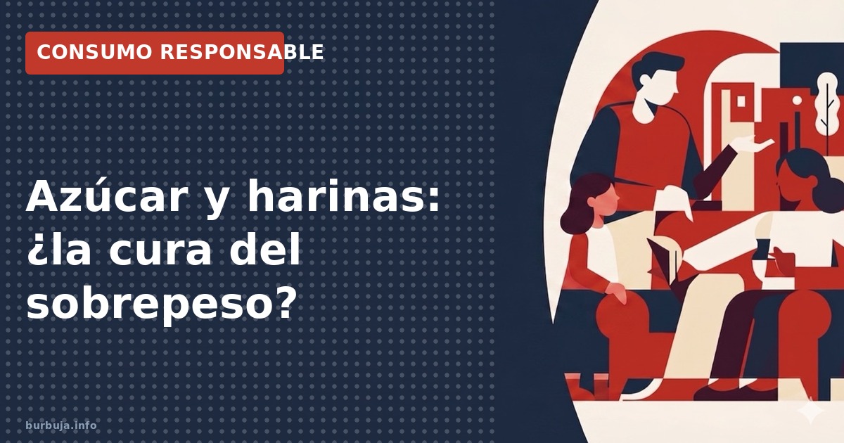 La eliminación de azúcar y harinas refinadas puede bajar de peso según anécdotas, pero la evidencia científica sigue dividida