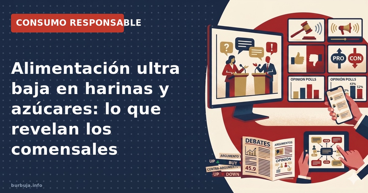Más de 700 aportaciones revelan los pros y contras de una dieta ultra baja en harinas y azúcares, con datos sobre huevos, leg