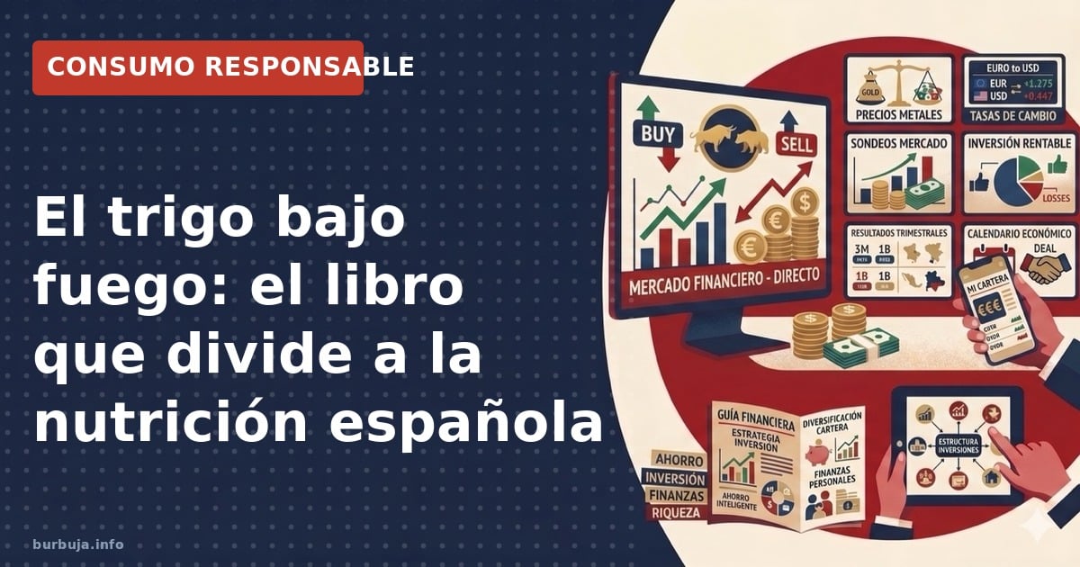 El trigo bajo fuego: el libro anti‑trigo que polariza a expertos y ciudadanos, entre pérdida de peso, alegaciones genéticas y
