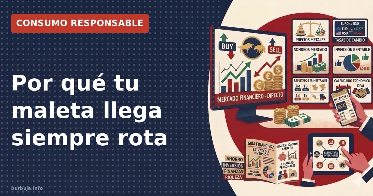 Maltrato a maletas en aeropuertos: ¿culpa del trabajador o del sistema?