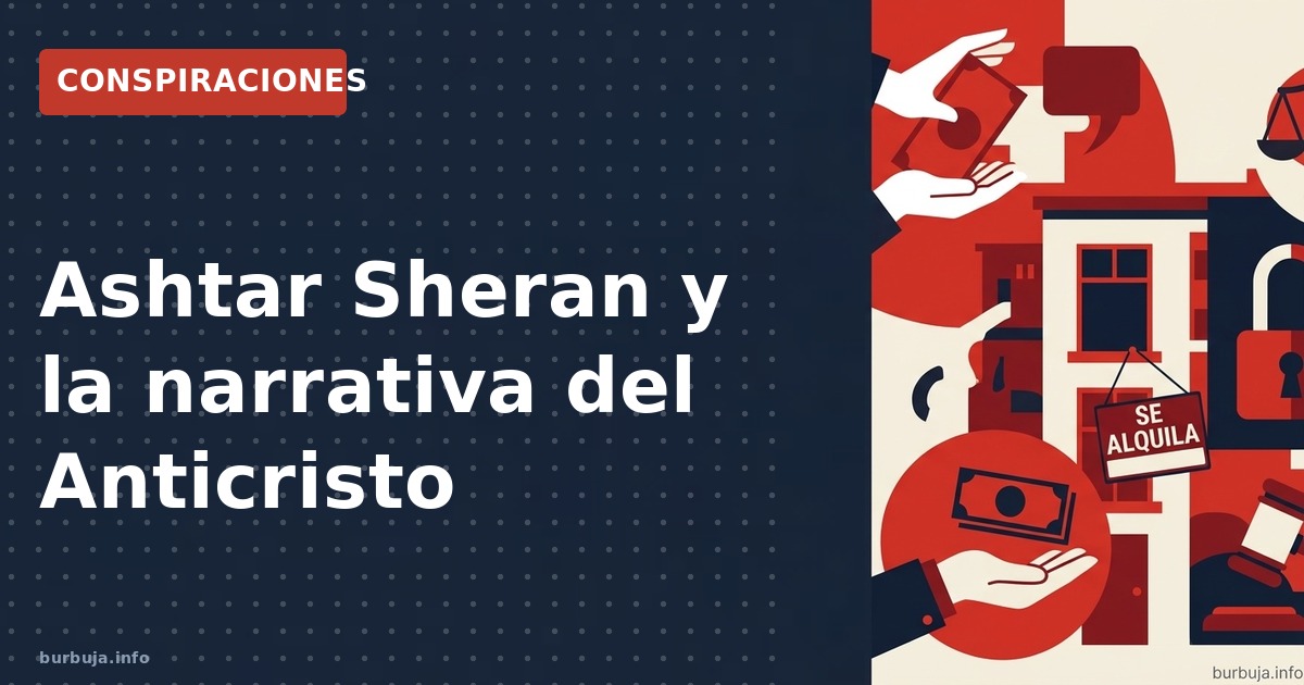 Análisis de la figura de Ashtar Sheran y su rol como figura del Anticristo en las teorías conspirativas.