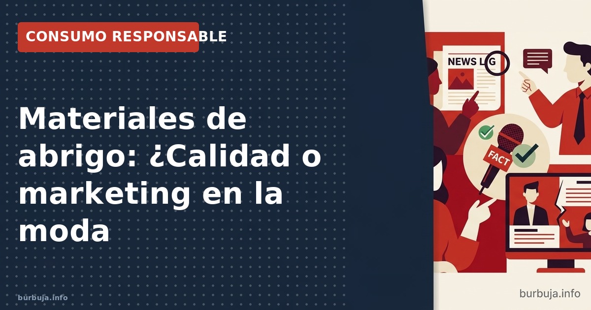 Descubra qué materiales abrigan de verdad en abrigos modernos. Análisis de plumas, lana y sintéticos.