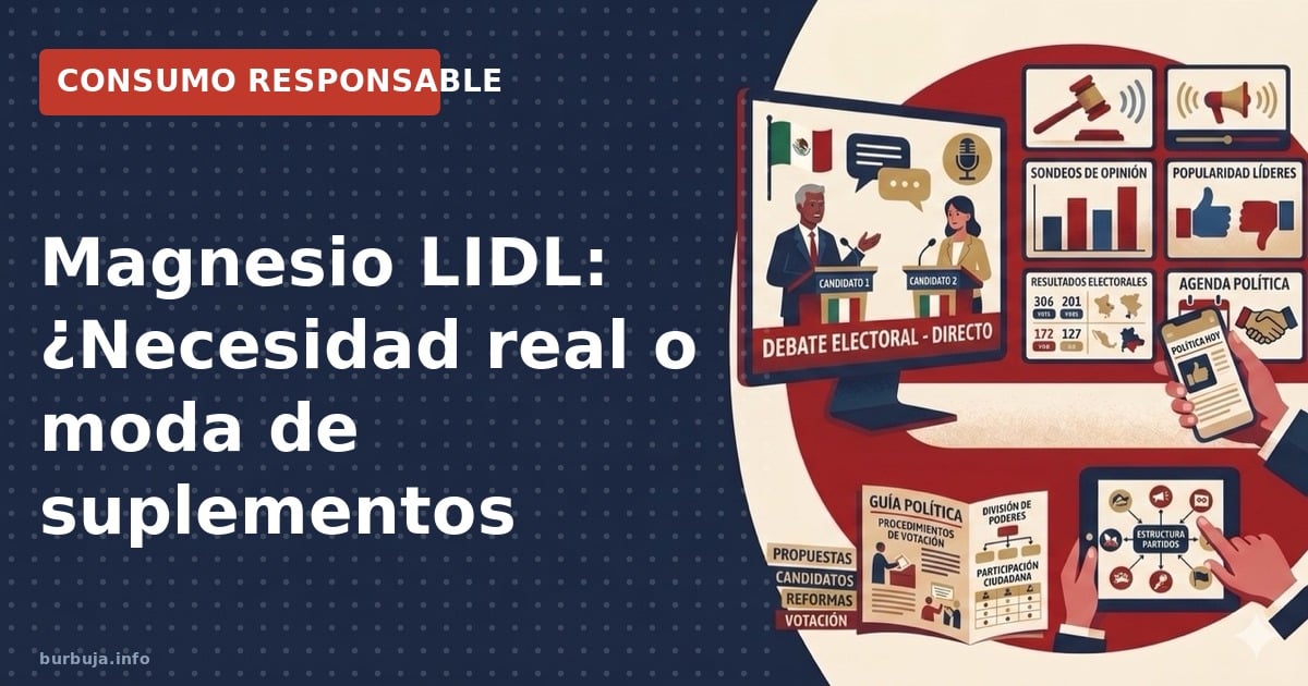 Magnesio LIDL: ¿Necesario o moda? Analizamos las diferentes formas químicas, experiencias de usuarios y la perspectiva nutric