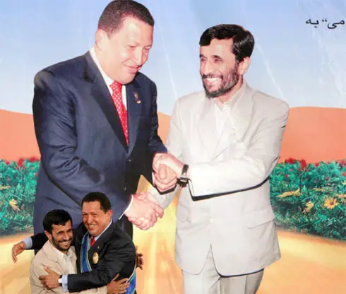 Mahmud Ahmadineyad y Hugo Chavez, o el eje Teherán Caracas